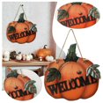 thumbnail image 1 of Pancarte de Bienvenue Citrouille Récolte Automne Halloween Action de Grâce Décoration Murale Porte, 1 of 6