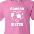 thumbnail image 4 of Inktastic Heart Soccer Sister Youth T-Shirt, 4 of 5