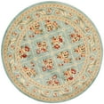 thumbnail image 4 of SAFAVIEH Lyndhurst Mason Floral Border Area Rug, Blue, 3'3" x 5'3", 4 of 6