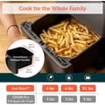 thumbnail image 4 of Cosori Dual Blaze 6.8-Quart Smart Air Fryer, No Preheat & No Shake, Precise Temps Prevent Overcooking, with Exclusive Bonus Silicone Mat, multipurpose Rack & Skewer Rack Set, Gray, 4 of 13