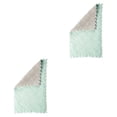 thumbnail image 3 of Transemion Dishcloth Cloth Foldable Rag Water-absorbing Dishes Pots Tableware Non-stick Washing Towel House-working Accessory Green Coffee 2Set, 3 of 6