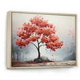 thumbnail image 2 of Designart "Blaze Of Red Maple" Tree Maple Floater Framed Wall Art Living Room, 2 of 5