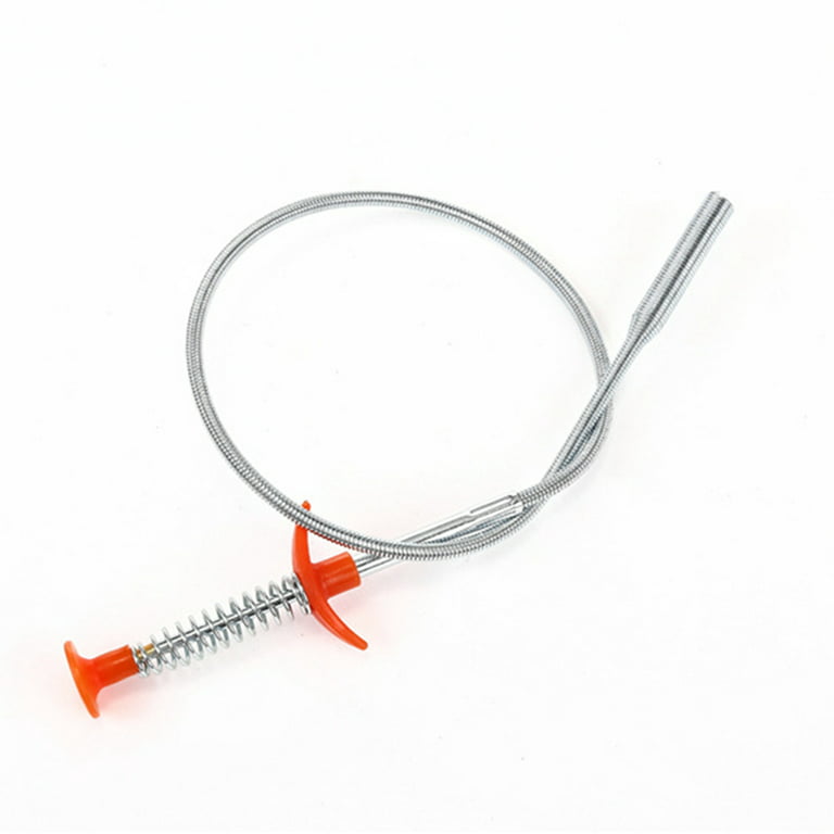 60cm Spring Pipe Dredging Tools, Drain Snake, Drain Cleaner Sticks Clog  Remover Cleaning Household for KitchenBending