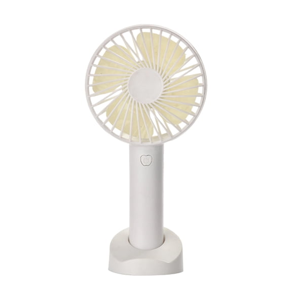 ROLKFUK Small USB Desk Fan, Portable Quiet Desktop Fan with 3 Speeds, Personal Cooling Fan for Office Bedroom Home Travel, White