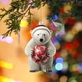thumbnail image 4 of JoyMoreHome Christmas Tree Polar Bear Hanging Ornament, Cute Hanging Decoration for Christmas Trees, Home Accents & Festive Ornament, Keepsake & Gift for Friends & Family, 4 of 4