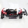 thumbnail image 4 of Vogacara Soporte de trabajo de Metal ajustable, aleación de aluminio, estable y antideslizante, 1/10, 360 °, para Axial SCX10 90046 D90 TRX4 Kits de construcción modelo Rojo, 4 of 6