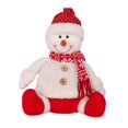 thumbnail image 3 of Muñeco de peluche de Navidad perfecl Decoración de mesa sentada adornos de ventana, 3 of 8