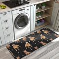 thumbnail image 3 of Pitbull Dog and Footprint Kitchen Rug Mat,Kitchen Runner Rugs Non Skid Washable,Decorative Kitchen Floor Mats for Kitchen,Sink,Laundry,17"x47.2", 3 of 7