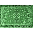 thumbnail image 1 of Ahgly Company Indoor Rectangle Persian Emerald Green Traditional Area Rugs, 6' x 9', 1 of 4