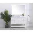 thumbnail image 6 of 48 inch Single Bathroom Vanity in White with Backsplash, 6 of 8