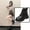 Black, variant on Bnwani Women Boots Fashion Zipper Flat Wedge High Fleece Leather Western Boot Black Size 4.5