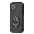 thumbnail image 2 of Wireless Sync Samsung Galaxy A10E Ring Kickstand Shockproof Tpu Phone Case Cover - Silver Black, 2 of 5