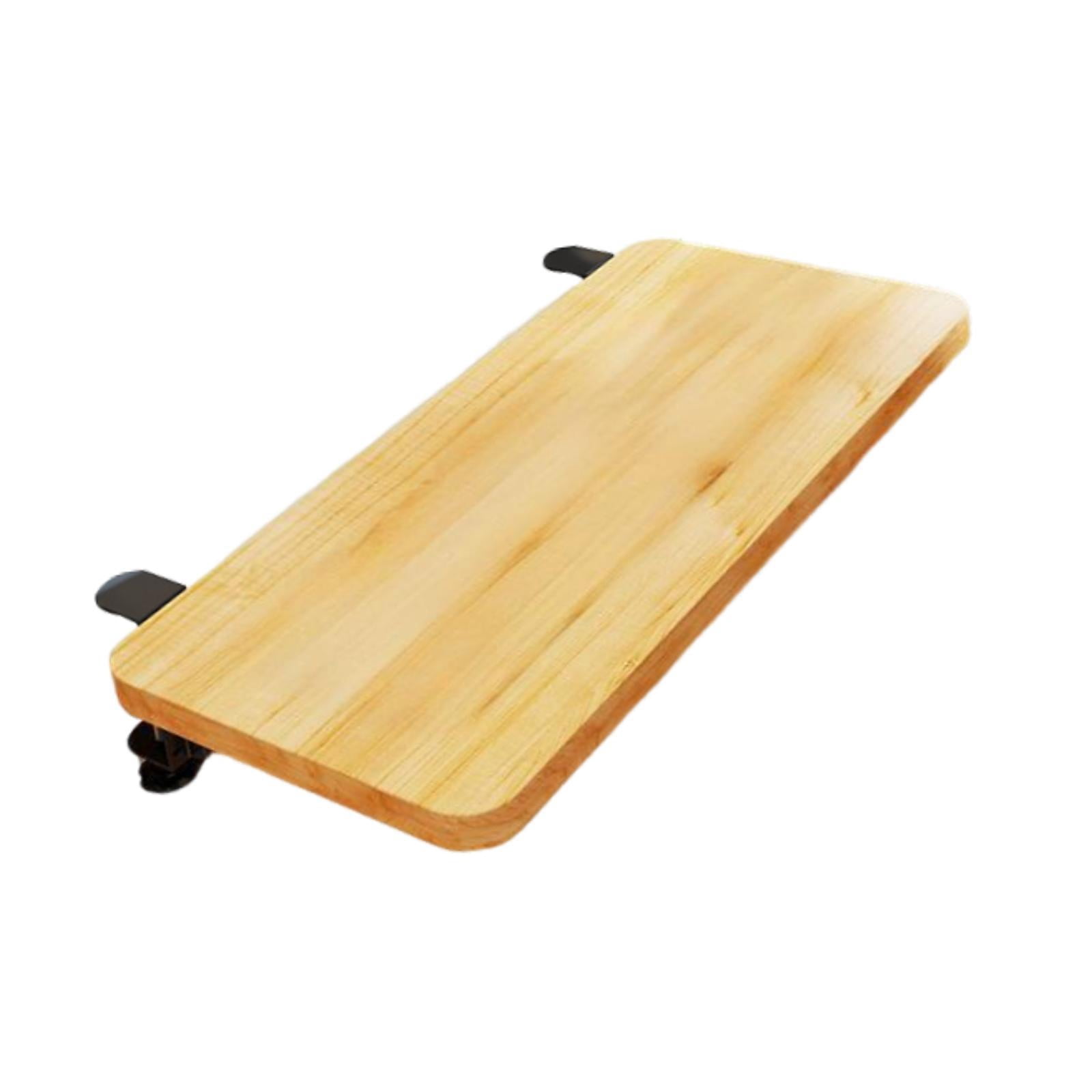 CoudarTitie Desk Extender Board Desk Extender Tray Adults Accessories Arm Rest Expansion Wood Color