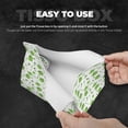 thumbnail image 5 of Lsque Kitchen Utensiles Cooking Pots Printed Long Tissue Box Cover Holder, Facial Paper Organizer Dispenser,Triangle with Bottom Belt, PVC Leather Decorative Organizer, 5 of 9