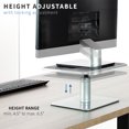 thumbnail image 4 of Universal Height Adjustable Ergonomic Computer Monitor and Laptop Riser Stand, 4 of 9