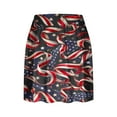 thumbnail image 5 of QATAINLAV Plus Size 4th of July Skort, Women 2024 Summer Fake Two Piece Yoga Shorts American Flag Patriotic Tennis Skirts Multicolor XL, 5 of 6