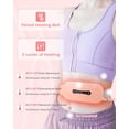 thumbnail image 3 of Rechargeable Heating Pad for Period Pain Relief Electric Heat Pad with 3 Heat Levels and 3 Massage Modes Portable Fast Warming Cramp Belt for Menstrual Pain Gift for Women and Mothers, 3 of 5