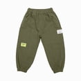 thumbnail image 4 of Gibobby Boys Pants Boys Cargo Pants School Chino Pants 2T 3T 4T 5T 6T 7T Kids Drawstring Elastic Waist Pull On Jogger Pants With Pockets Toddler Boys Winter Pants(3-4 Years,Green), 4 of 4