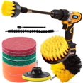 thumbnail image 1 of Juego de cepillos de limpieza de taladro eléctrico de 13 piezas para superficies de baño Ducha Azulejo Lechada Piso Superficie de cocina Cepillo giratorio con 2 extensiones yoouyida Kuyhfg Bienvenido a Kuyhfg, 1 of 5