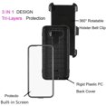 thumbnail image 6 of GoldCherry for LG K51 Case,LG Q51 Case, Heavy Duty Shock-Absorption/High Impact Resistant Armor Holster Defender Case with Kickstand Swivel Belt Clip Holster for LG K51/LG Q51 (Black), 6 of 6
