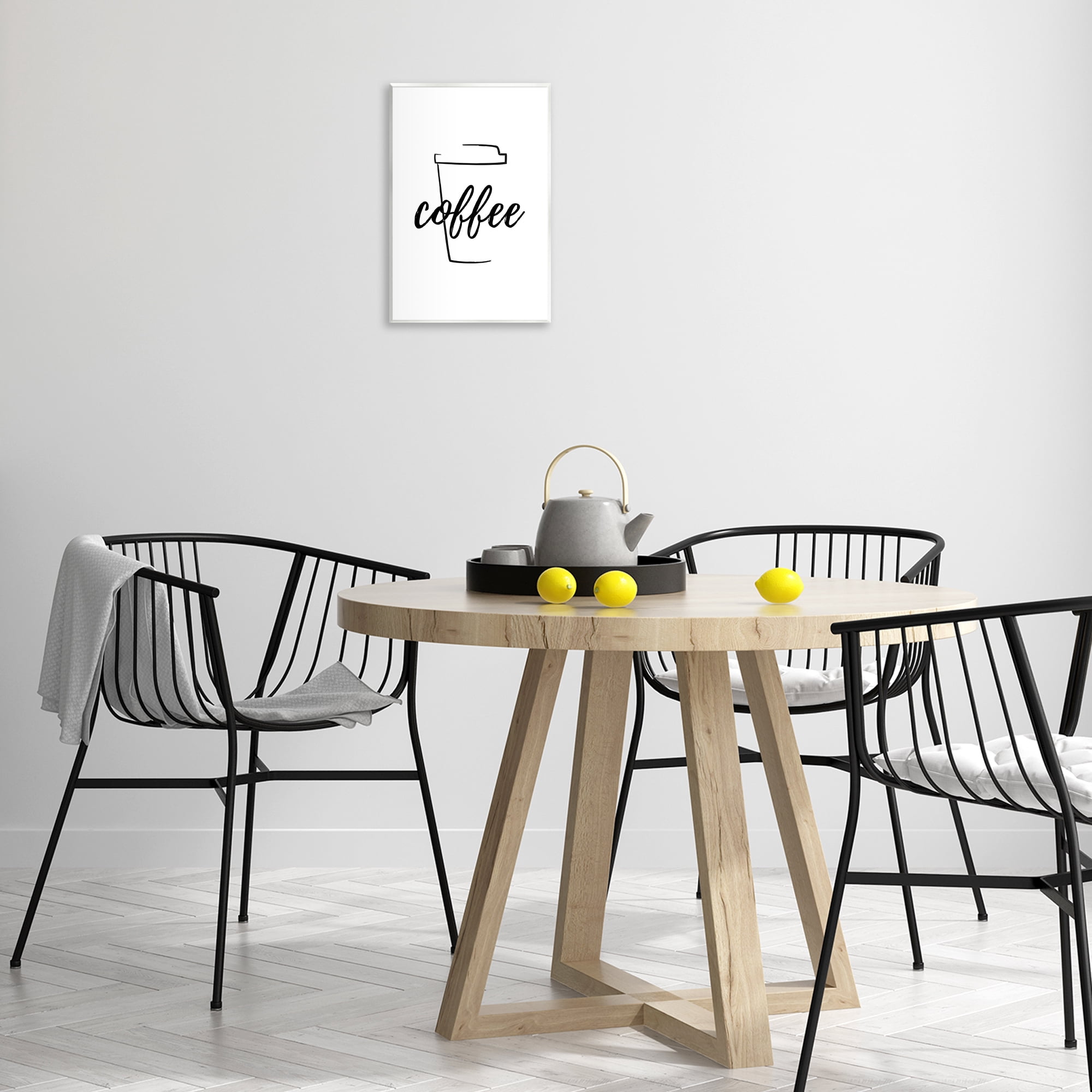 Stupell Industries Minimal Coffee Cup Food & Beverage Painting Unframed Art Print Wall Art, 10 x 15