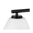 thumbnail image 6 of Copeland Collection Three-Light Matte Black Mid-Century Modern Vanity Light, 6 of 10