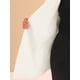 thumbnail image 5 of Blazers de mujer de tallas grandes Agnes Orinda con solapa y botones, chaquetas de trabajo con bolsillos, Blazer 1X blanco, 5 of 6