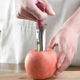 thumbnail image 3 of Noyau de Pomme Rouge en Acier Inoxydable, Noyau de fruit, Noyau de fruit, Taille Unique, 3 of 5