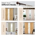 thumbnail image 5 of Deco Window 72 to 144 Inches 2 Pcs Adjustable Curtain Rod for Windows with Ball Finials & Bracket Set (Brown), 5 of 7