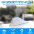 thumbnail image 5 of Shark Fin Antenna Cover for Car, Automotive Top Roof Aerials AM/FM Radio Signal Base, Vehicle Shark Fin Shape Cover with Adhesive Tape, Car Accessories Universal for Most Sedan, SUV, Van, 5 of 10