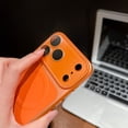 thumbnail image 6 of Allytechgroup for iPhone 17 Pro Max Cover, Magnetic Wireless Charging Shell with Camera Lens Protector, Hard Back Shockproof TPU Bumper, Orange, 6 of 7