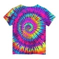 thumbnail image 4 of AherBiu Toddler Girls Clothes Tie-Dye Tops Short Sleeve Summer Casual Loose Crewneck Top Tees Tshirt for Kids, 4 of 5
