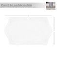 thumbnail image 6 of HOME WEAVERS Waterford Collection Cotton Tufted Bath Rug, 17" x 24", White, 6 of 9