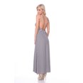 thumbnail image 3 of White Mark Women's Backless Striped Scoop Neck Maxi Dress, 3 of 5