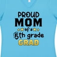 thumbnail image 4 of Inktastic Proud Mom of a Fifth Grade Grad Women's V-Neck T-Shirt, 4 of 5
