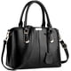 thumbnail image 1 of Bolso de mano para mujer, bolso de hombro para mujer, de piel sintética, resistente al agua, para negocios, compras y viajes (negro) ACTIVE Biensenido a ACTIVE, 1 of 5