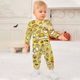 thumbnail image 3 of Gudetama Baby Footless Rompers, Long Sleeve Baby Onesie Jumpsuit for Boys Girls, 3 of 8