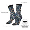 thumbnail image 4 of Pofeuu Retro Forest Animals Print Crew Socks, Adult Running Hiking Socks for Youth and Adult, 4 of 6