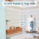 thumbnail image 3 of Soporte para toallas de papel YLOVAN Seahorse Beach House Decor, azul, 3 of 8