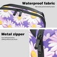 thumbnail image 4 of Daisy Oxford Fabric Waterproof Portable Hard Drive Bag and Case with Cord Storage and Travel Charger Organizer for Electronic Devices - 5.9x9.44x3.14 in, 4 of 6