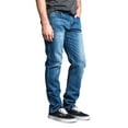 thumbnail image 4 of Men's Skinny Fit Stretch Raw Denim Jeans, Up To 42W, 4 of 5