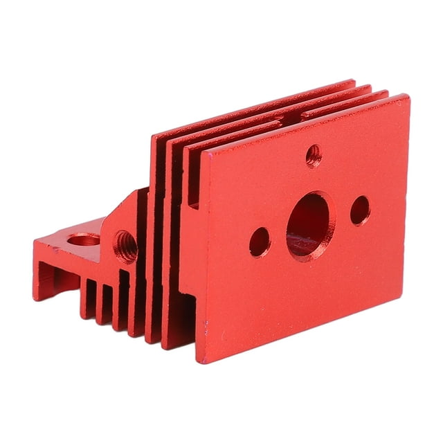 Bloque de Enfriamiento de Extrusora de Intresora 3D, Disipador de Calor Extrusor Robuste de Ajuste Preciso Rojo Para K1
