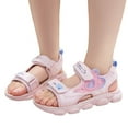 thumbnail image 3 of Children Shoes Comfortable Platform Sandals Outdoor Beach Fashion Beach Sandals Princess Shoes Pink 5.5 Years-6 Years, 3 of 8
