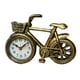 thumbnail image 4 of Reloj despertador modelo bicicleta, pequeño reloj de estilo retro, reloj de escritorio con estante, reloj bicicleta Bronce, 4 of 9