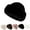 Black, variant on Hbtdoern Faux Fur Bucket Hat for Women, Warm Plush Fisherman Hat, Stylish Winter Cold Weather Hat with Adjustable Fit