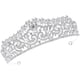 thumbnail image 2 of KAKOWELY Tiara de boda, corona, tocado de novia, diadema de diamantes de imitación, diadema de novia, 2 of 4