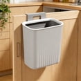 thumbnail image 6 of Yhmxh Hanging Kitchen Trash Can with Hook, Counter Top or Under Sink Waste Bin, Space-Saving Plastic Compost Bin, Wall Mounted Waste Basket Bin Garbage Can for Kitchen Cabinet, Countertop, Bathroom, 6 of 6