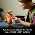 thumbnail image 5 of LEGO Ideas E.T. the Extra-Terrestrial - Building Set for Adults, Ages 18+ - Movie Decor for a Desk, Bookshelf or Home Office - Posable Figure with a Light Brick - Gift for Men & Women - 21370, 5 of 9