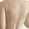 thumbnail image 4 of Bigersell Everyday Bras Upgrade Comfortable Without Underwire Bra Mastectomy Bra Style F-1007 Coffee L, 4 of 6