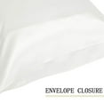 thumbnail image 5 of PiccoCasa 22 Momme Silk Pillowcase for Hair and Skin, Queen White, 5 of 7